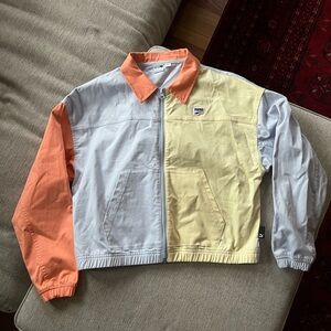 Women’s Puma Orange, Yellow, and Blue Jacket